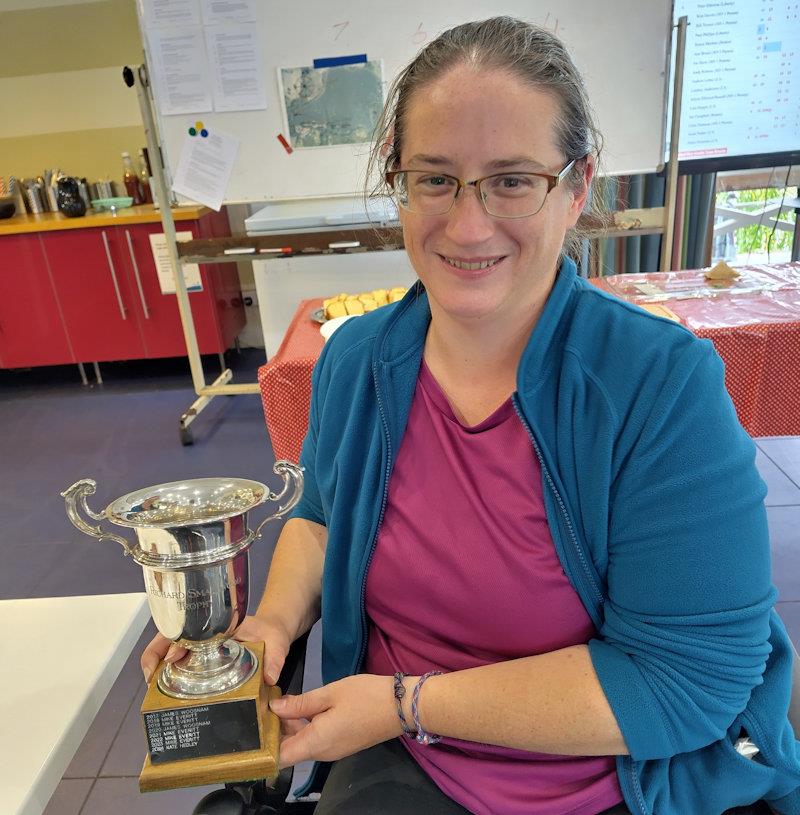 Judith Riggs, overall winner - Richard Smallwood trophy at Frensham - photo © David Innes
