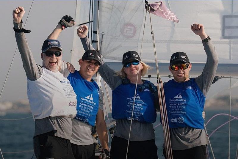 GBR Blind Sailing Team Wins World Championships in Oman photo copyright World Sailing taken at Oman Sail and featuring the Disabled class