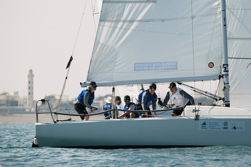 Visually impaired sailor Lucy Hodges (l) will be joining the 'Pathway to success' talk - photo © Vincent Curutchet