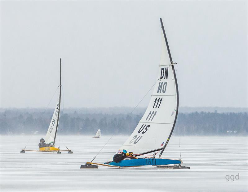 2021 DN Iceboat North American Championship at Black Lake, Michigan - photo © Gretchen Dorian