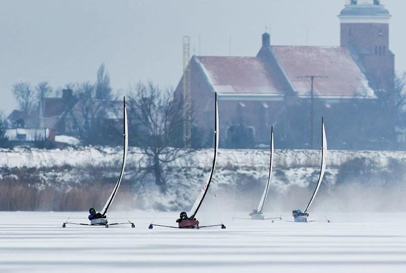 Junior DN & Ice Optimist World and European Championship in Znin, Poland photo copyright Bartosz Modelski taken at  and featuring the DN Ice Yacht class