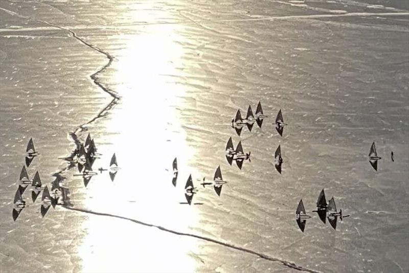 DN ice yacht North American Championship on Green Lake, Wisconsin - photo © IDNIYRA 