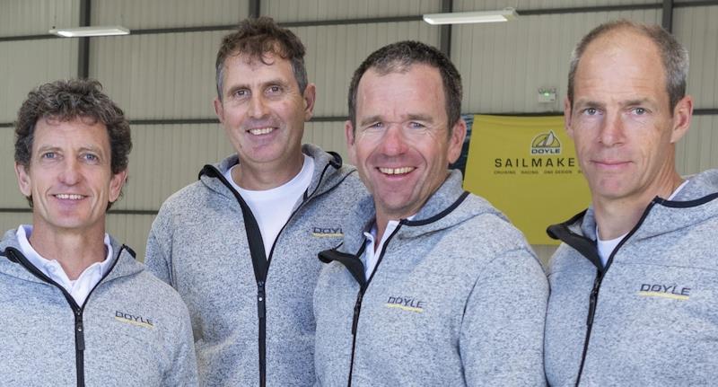 Adrian Stead, Brian Thompson, Mike Sanderson and Peter Greenhalgh of Doyle Sails UK photo copyright Doyle Sails taken at  and featuring the  class