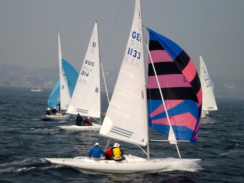 Tommy Muller (GER) on day 3 of the Prince Philip Cup Australasian Dragon Championship in Perth photo copyright Jonny Fullerton taken at Royal Freshwater Bay Yacht Club and featuring the Dragon class