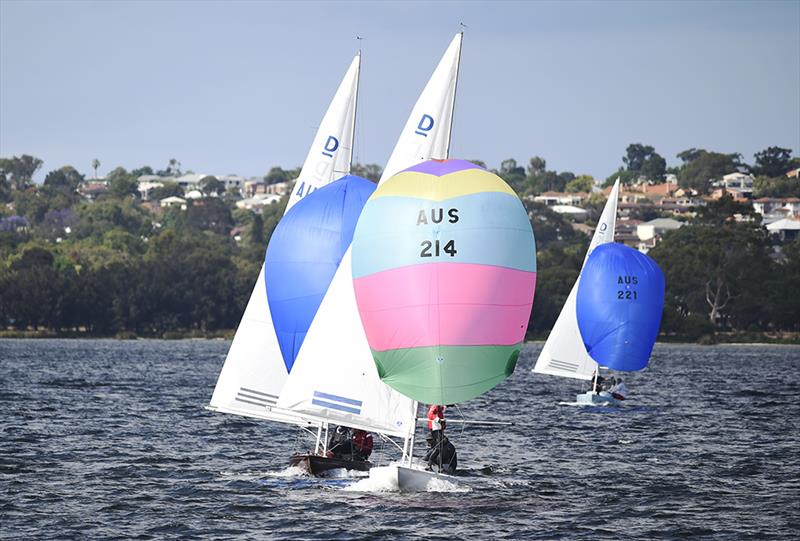 AUS214, Willy Packer, during the Dragon State Championship in Perth - photo © Richard Polden Photography