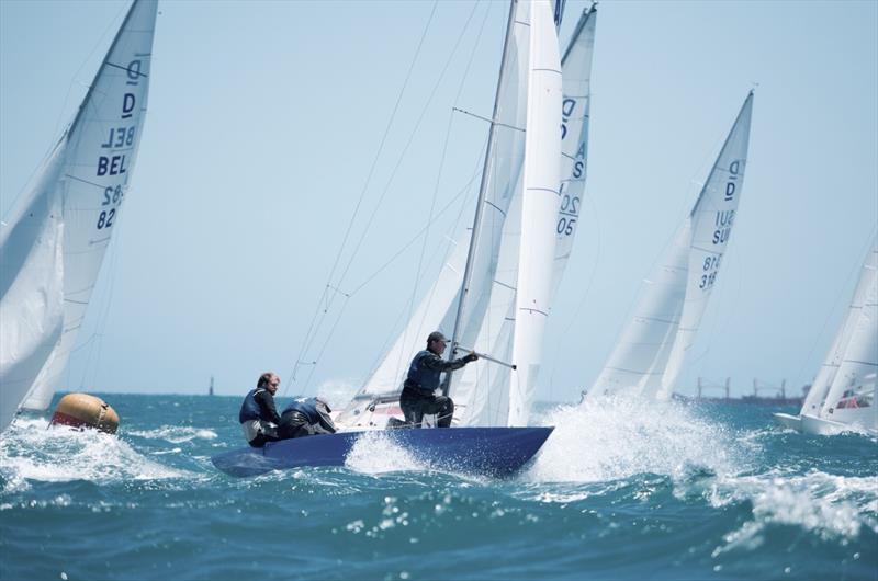 AUS144 Hotspur on day 1 of the Dragon World Championship in Fremantle - photo © Tom Hodge Media