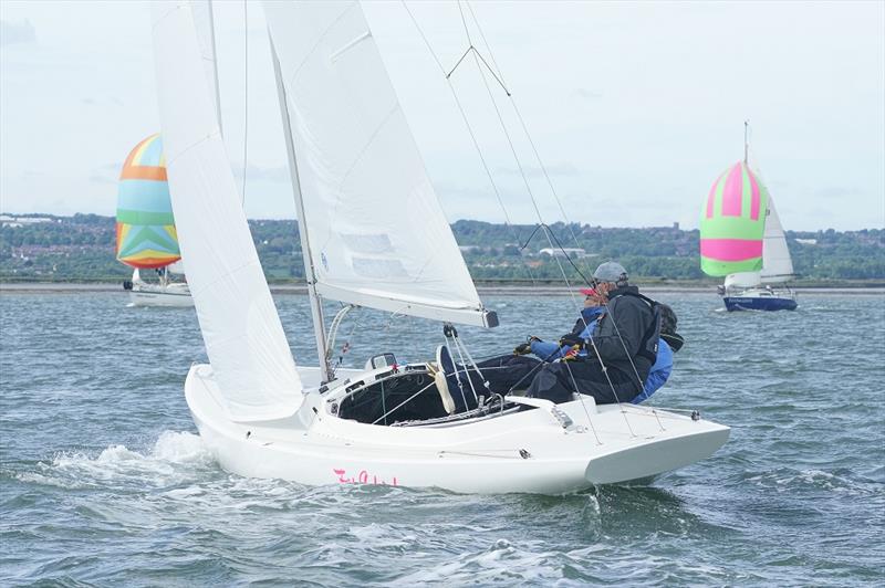 British Dragon Classic and Vintage Championships at the Medway Regatta 2019 photo copyright Richard Janulewicz / www.sharkbait.org.uk taken at Medway Yacht Club and featuring the Dragon class