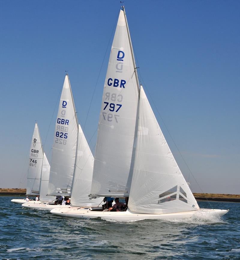 Burnham Week Day 2 photo copyright Alan Hanna taken at Royal Burnham Yacht Club and featuring the Dragon class