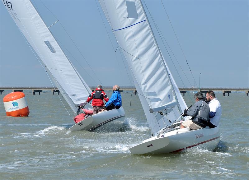 Medway Regatta 2021 photo copyright Nick Champion / www.championmarinephotography.co.uk taken at Medway Yacht Club and featuring the Dragon class