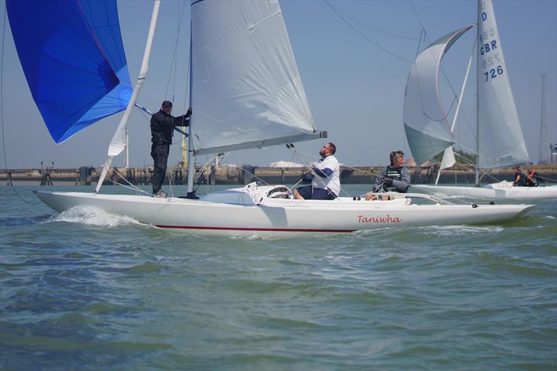 Medway Regatta 2021 photo copyright Richard Janulewicz / www.sharkbait.org.uk taken at Medway Yacht Club and featuring the Dragon class