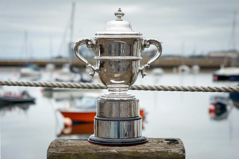The Edinburgh Cup trophy photo copyright Helen Pugh taken at Royal Forth Yacht Club and featuring the Dragon class