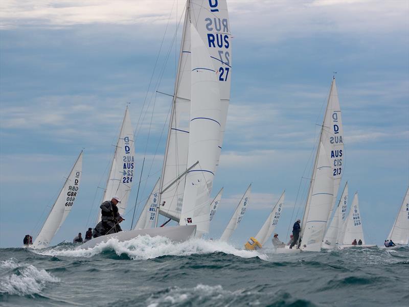 Day 5 of the 2019 Dragon World Championship - Annapurna photo copyright Tom Hodge Media taken at Fremantle Sailing Club and featuring the Dragon class