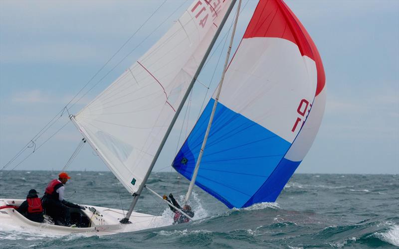 Day 5 of the 2019 Dragon World Championship - Olinghi photo copyright Tom Hodge Media taken at Fremantle Sailing Club and featuring the Dragon class