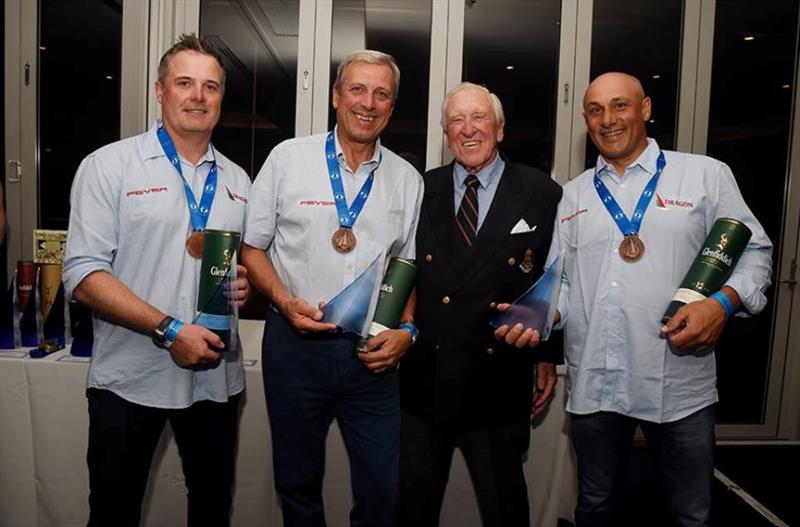 Fever third overall - 2019 Dragon World Championship at Fremantle photo copyright Richard Polden Photography taken at Royal Freshwater Bay Yacht Club and featuring the Dragon class