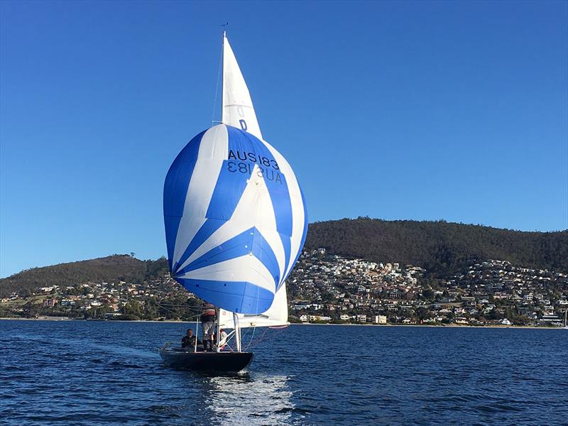 Magic running downwind - Tasmanian Dragon Championship 2019 - photo © Steven Shield