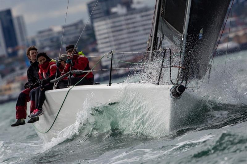 Rugged up for a cold day on the water - Port Phillip Women's Championship Series, BLiSS Regatta photo copyright Bruno Cocozza taken at Royal Brighton Yacht Club and featuring the Dragon class