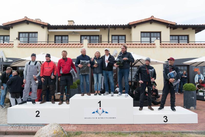 Corinthian Division podium at the 2019 Dragon Grand Prix Germany - photo © Lippmann Fotografie