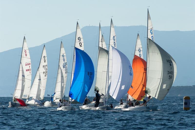2019 Dragon 90th Anniversary Regatta - Day 2 photo copyright jrtphoto / YCS taken at Yacht Club Sanremo and featuring the Dragon class