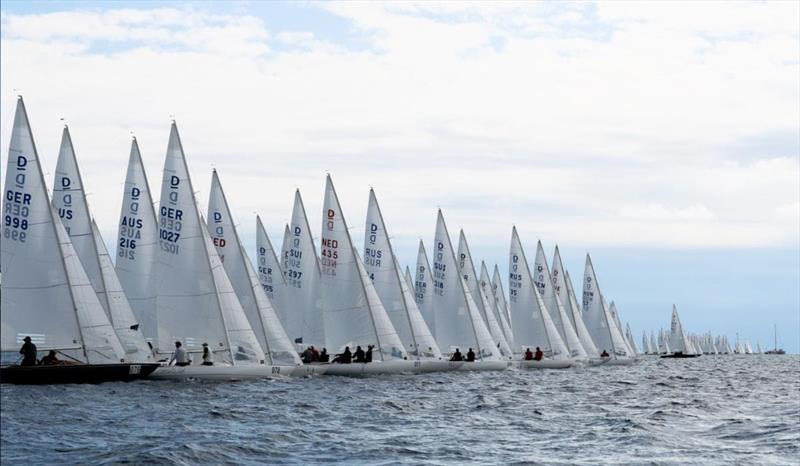 2019 Dragon 90th Anniversary Regatta - Day 3 photo copyright Elena Razina / YCS taken at Yacht Club Sanremo and featuring the Dragon class