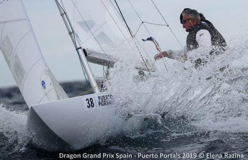 2019 Dragon Grand Prix Spain - Day 1 photo copyright Elena Razina taken at  and featuring the Dragon class