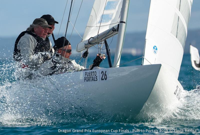 Sweden's Martin Palsson becomes the only Corinthian team to make the Dragon Grand Prix European Cup Quarter Finals photo copyright Elena Razina taken at  and featuring the Dragon class
