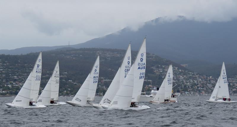 Prince Philip Cup 2020 photo copyright Leigh Edwards taken at Royal Yacht Club of Tasmania and featuring the Dragon class