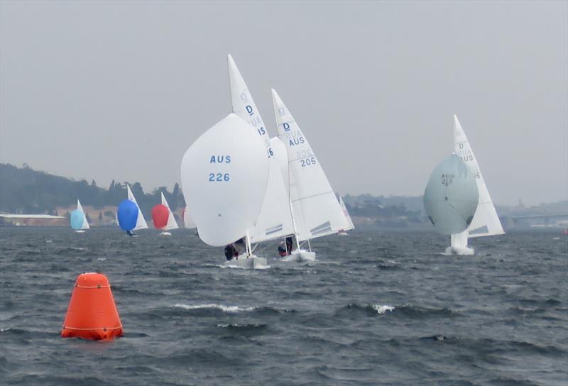 Wicked leading Karabos IX on the final day of the Prince Philip Cup on the River Derwent - photo © Leigh Edwards