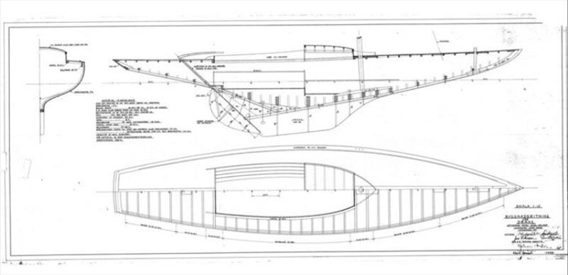 Dragon plans and sections photo copyright Southern Woodenboat Sailing taken at  and featuring the Dragon class