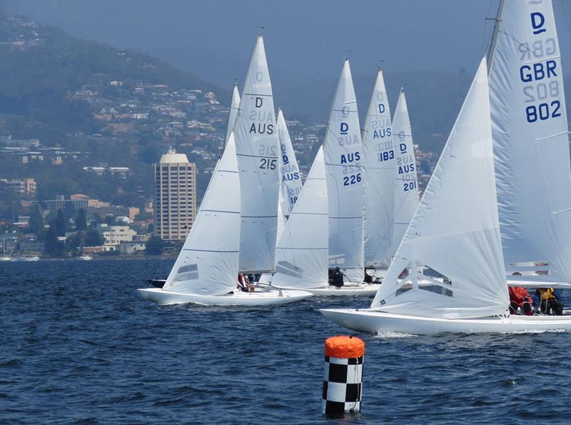 The beauty and elegance of the International Dragon Class will be on show on the River Derwent this weekend photo copyright Leigh Edwards taken at Royal Yacht Club of Tasmania and featuring the Dragon class