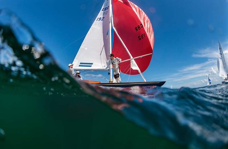 Bluebottle racing at the 2022 Dragon World Championship photo copyright Tom Koerber taken at Segelclub Kühlungsborn and featuring the Dragon class