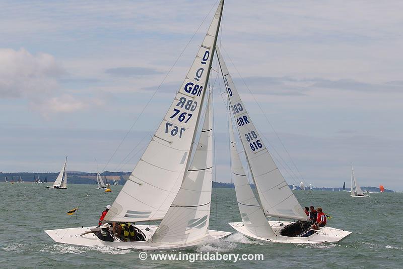 Cowes Week day 1 photo copyright Ingrid Abery / www.ingridabery.com taken at Cowes Combined Clubs and featuring the Dragon class