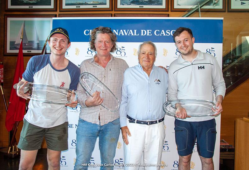 HM King Juan Carlos Trophy - Corinthians photo copyright Neuza Aires Pereira taken at Clube Naval de Cascais and featuring the Dragon class