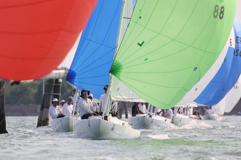 Dragon class Marblehead Trophy in Venice - Day 3 included a harbour race photo copyright Max Ranchi / www.maxranchi.com taken at Compagnia della Vela and featuring the Dragon class