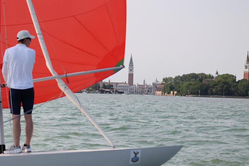 Dragon class Marblehead Trophy in Venice - Day 3 included a harbour race photo copyright Max Ranchi / www.maxranchi.com taken at Compagnia della Vela and featuring the Dragon class