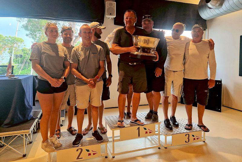 Jens Christensen and his team win the Dragon class Marblehead Trophy in Venice photo copyright Elena Thin taken at Compagnia della Vela and featuring the Dragon class