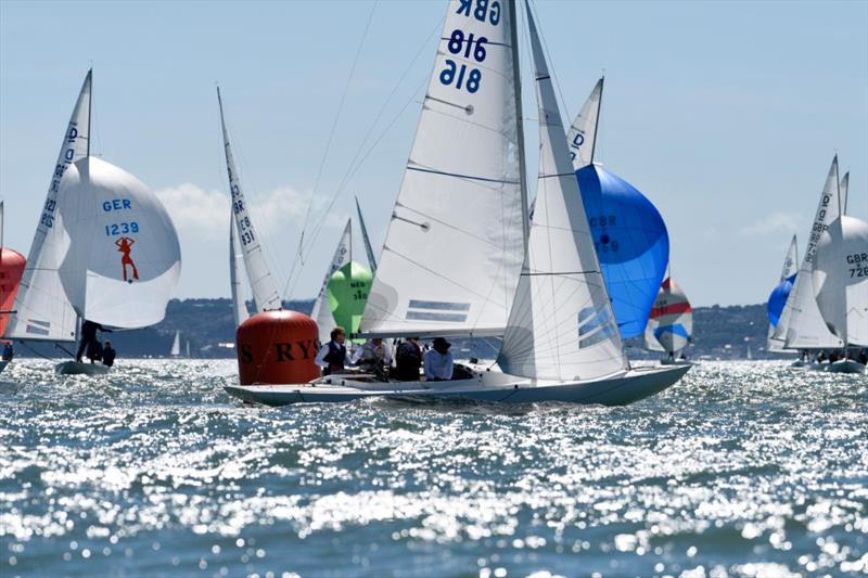 75th Edinburgh Cup and UK Dragon Grand Prix 2023 at Cowes Day 1 - photo © Rick & James Tomlinson