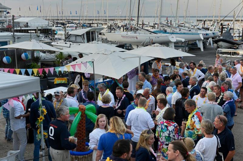 No wind on day 2 of the 75th Edinburgh Cup and UK Dragon Grand Prix 2023 at Cowes - photo © Rick & James Tomlinson