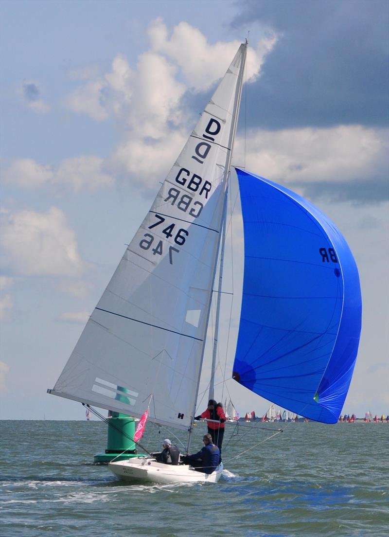 Beauty and the Beast during Burnham Week 2023 photo copyright Alan Hanna taken at Burnham Sailing Club and featuring the Dragon class