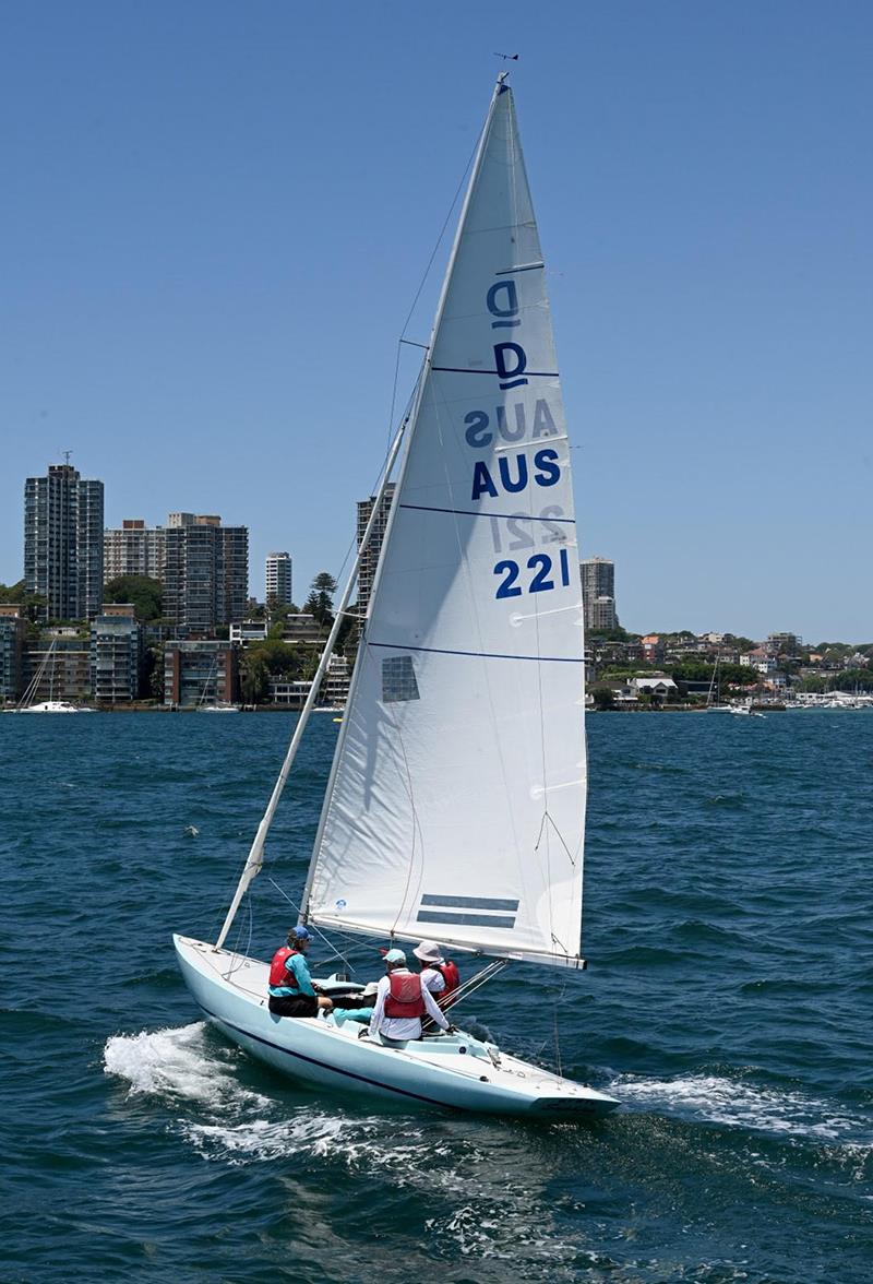 Ian Malley has been sailing Dragon yachts for 20 years, and with crew member Graeme Farden's 40 years sailing in the same class, bring a very experienced crew to Metung. Their remaining crew for Saphira are Jenny Willis and Margot Matthews - photo © Jeanette Severs