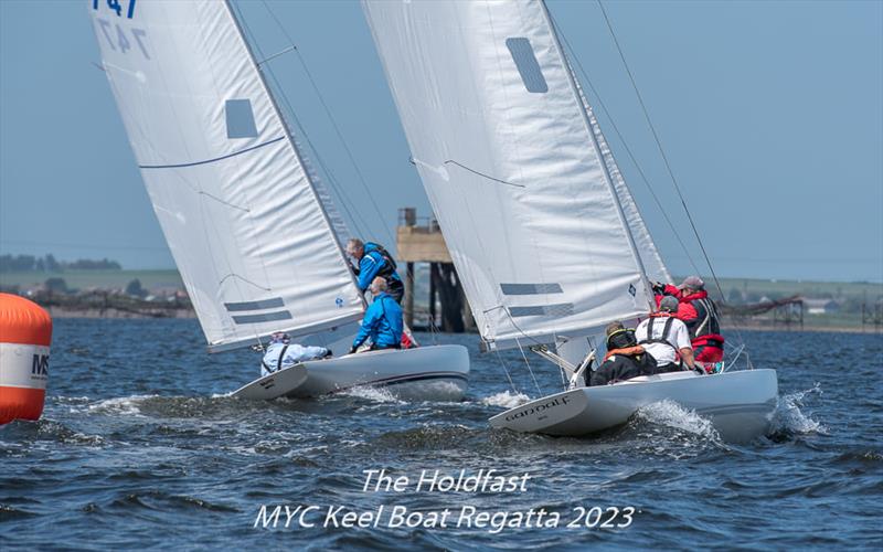 Holdfast Medway Yacht Club Keelboat Regatta 2023 photo copyright Paul Babbington taken at Medway Yacht Club and featuring the Dragon class