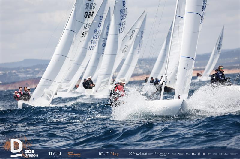 Dragon World Championship by Tivoli Hotels & Resorts at Vilamoura, Portugal Day 1 photo copyright Prow Media taken at Vilamoura Sailing and featuring the Dragon class