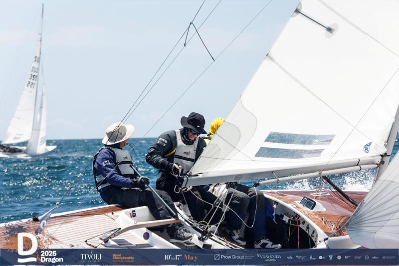 Dragon World Championship by Tivoli Hotels & Resorts at Vilamoura, Portugal Day 4 photo copyright Prow Media taken at Vilamoura Sailing and featuring the Dragon class