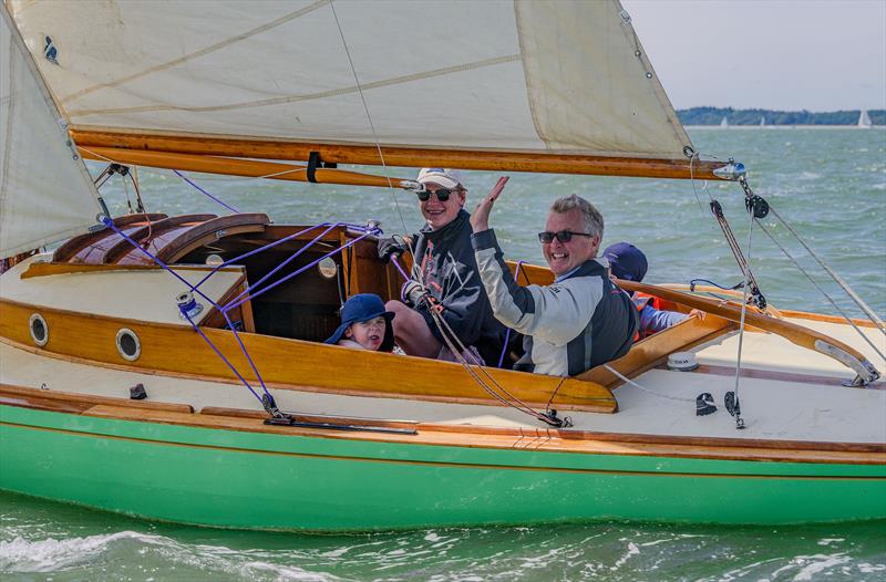 Cowes Classics Regatta 2025 Day 2 - Dragon La-Ju with Rupert Street and offspring - photo © Tim Jeffreys Photography