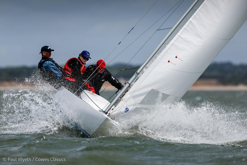 Cowes Classics Regatta 2025 Day 3 - Furious, Dragon, GBR 777 photo copyright Paul Wyeth / Cowes Classics taken at Royal London Yacht Club and featuring the Dragon class