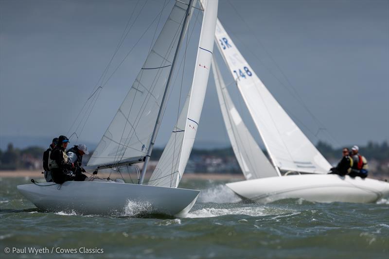 Cowes Classics Regatta 2025 Day 3 - Bertie, Dragon, GBR 763 photo copyright Paul Wyeth / Cowes Classics taken at Royal London Yacht Club and featuring the Dragon class