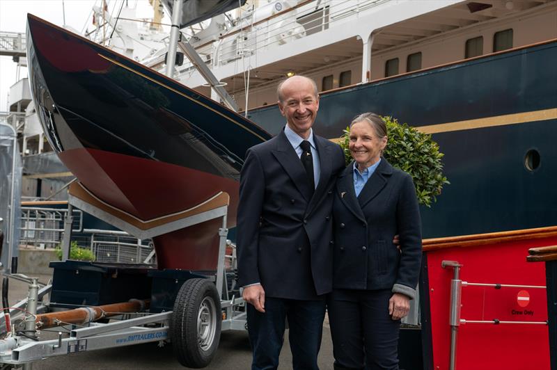 Julia and Graham Bailey with Bluebottle photo copyright Helen Pugh taken at  and featuring the Dragon class