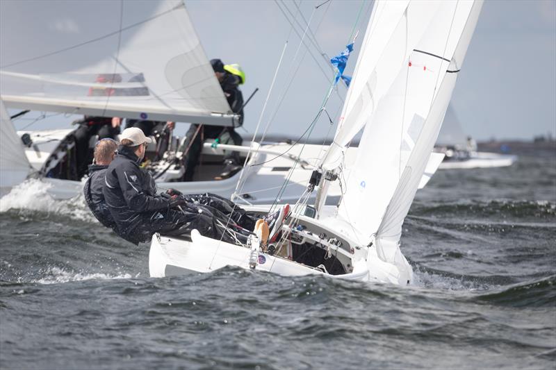 Dragon Europeans at Helsinki, Finland Day 2 photo copyright Tuomas Koljonen taken at Nyländska Jaktklubben and featuring the Dragon class