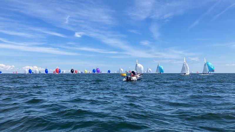 Dragon Europeans at Helsinki, Finland Day 3 photo copyright Cati Everhall Blom taken at Nyländska Jaktklubben and featuring the Dragon class