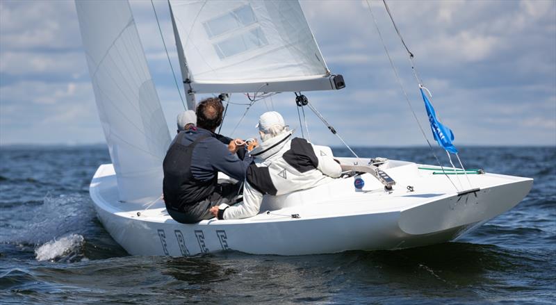 Dragon Europeans at Helsinki, Finland Day 4 photo copyright Tuomas Koljonen taken at Nyländska Jaktklubben and featuring the Dragon class
