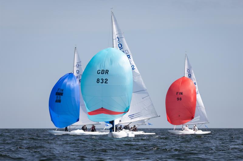Dragon Europeans at Helsinki, Finland Day 4 photo copyright Tuomas Koljonen taken at Nyländska Jaktklubben and featuring the Dragon class